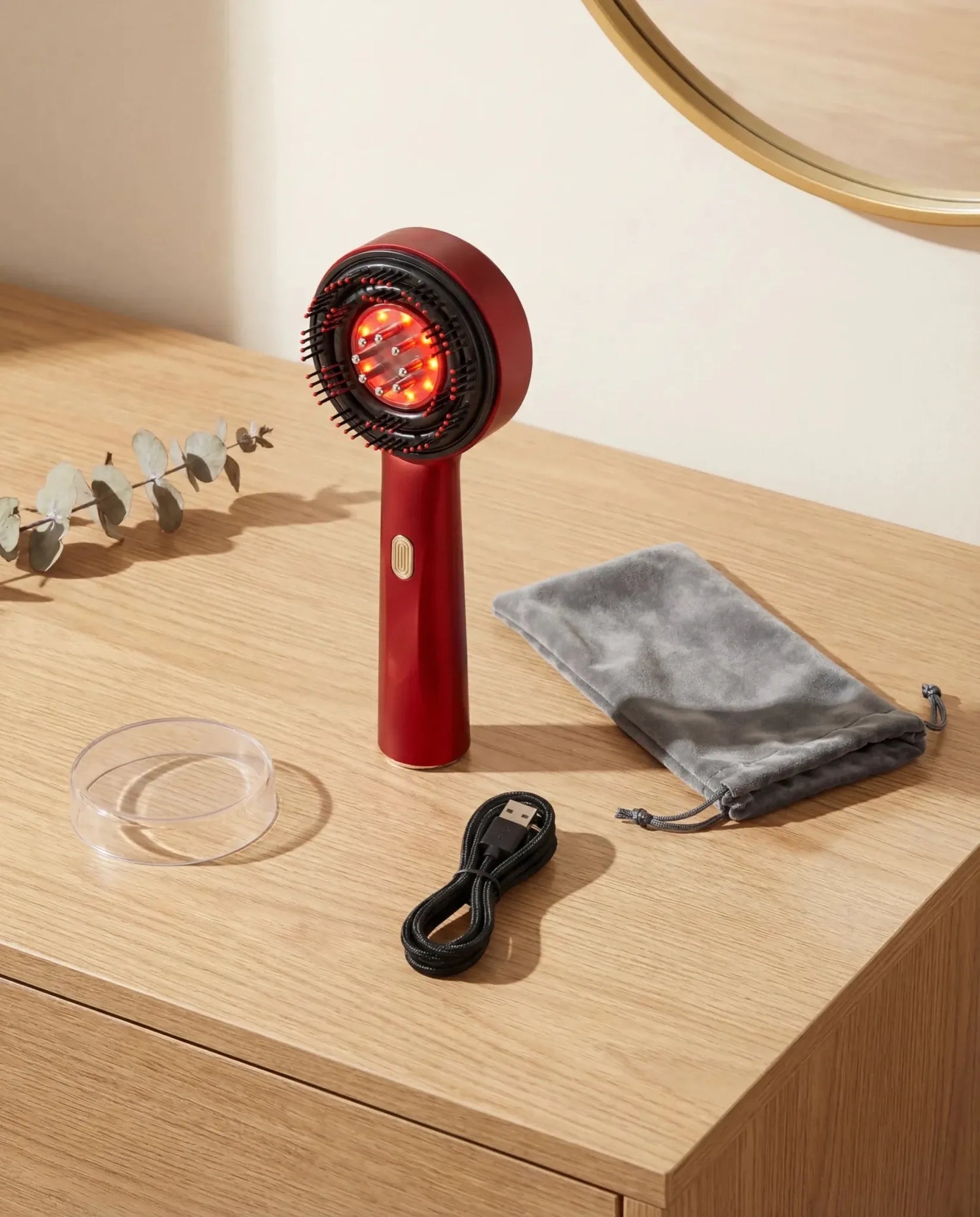 ScalpRevive — Peigne Massage Luminothérapie - Pressana